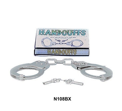 Metal Handcuffs – Sturdy Restraint Accessories with Quick-Release Mechanism