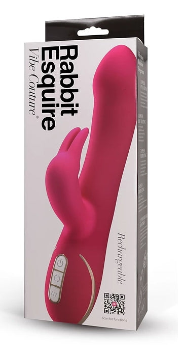 Vibe Couture Esquire Pink Rabbit Vibrator Rechargeable > Vibrators > Ladies > Rabbit