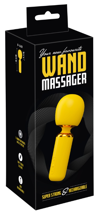 Wand Massager with Blue and Pink Color Options Compact Size for Relaxation and Muscle Relief