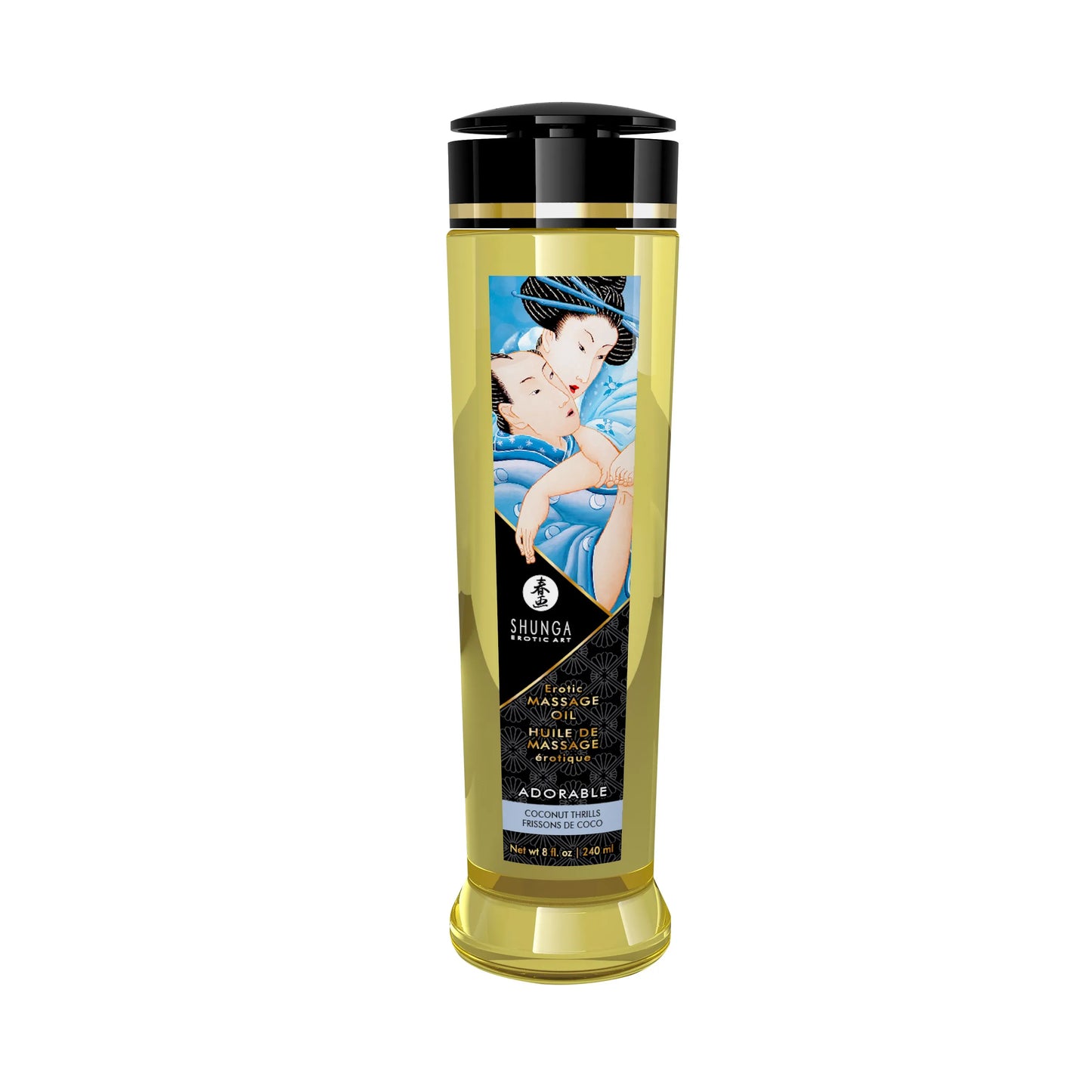 Adorable Coconut Thrills – 8 Fl. Oz. Erotic Massage Oil
