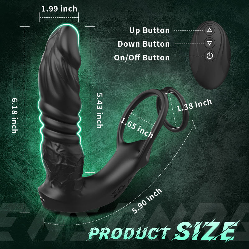 Kael - Bluetooth Thrusting Prostate Massager Anal Toys