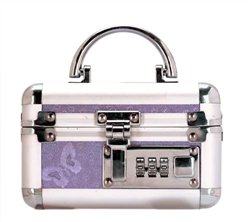 The Toy Chest Lockable Vibrator Case Purple Mini 13.5cm x 7cm x 5cm