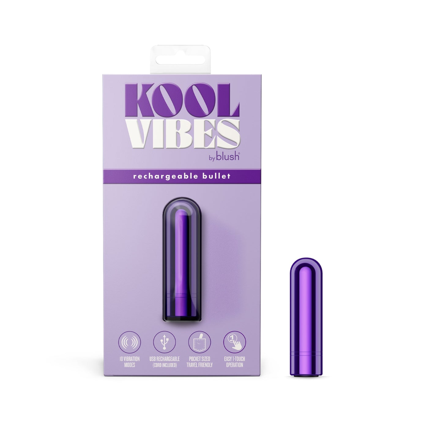 Kool Vibes Mini Bullet Vibrator Grape