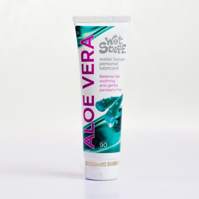 Wet Stuff Aloe Vera Lubricant – Soothing Sensitive Skin Lubricant 90g Tube