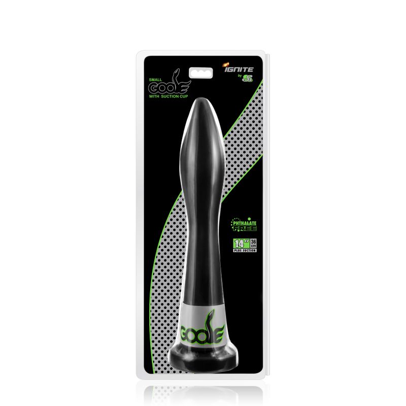 Goose (Black) – Phthalate-Free 14 Inch Probe with Suction Base