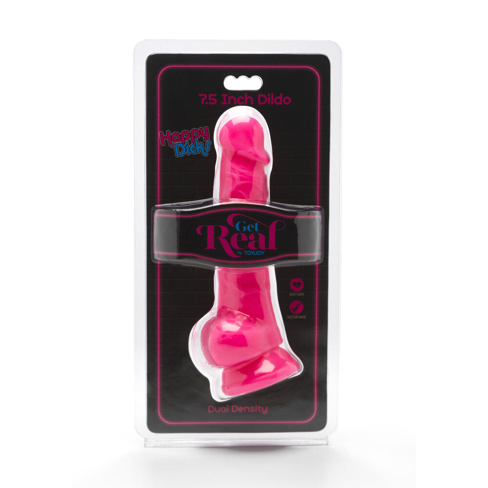 ToyJoy Happy Dicks 7.5 Inch Dildo With Balls
