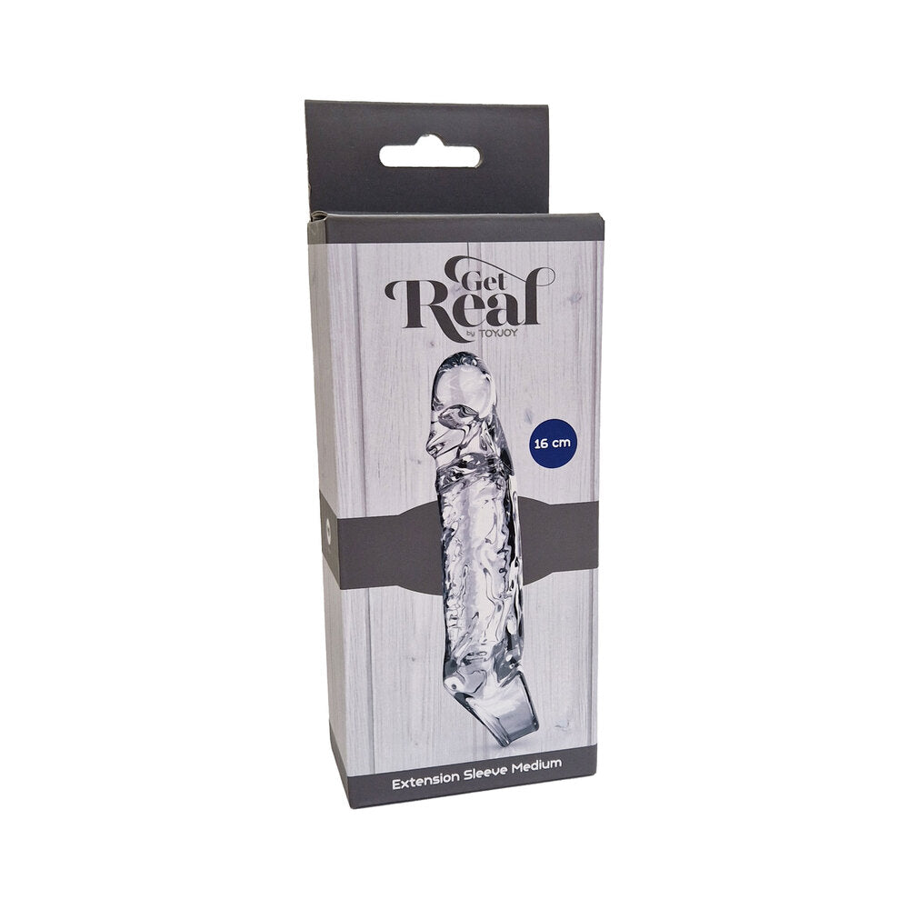 ToyJoy Get Real Extension Sleeve Medium – 6.25 Inch Soft Stretchy Sleeve