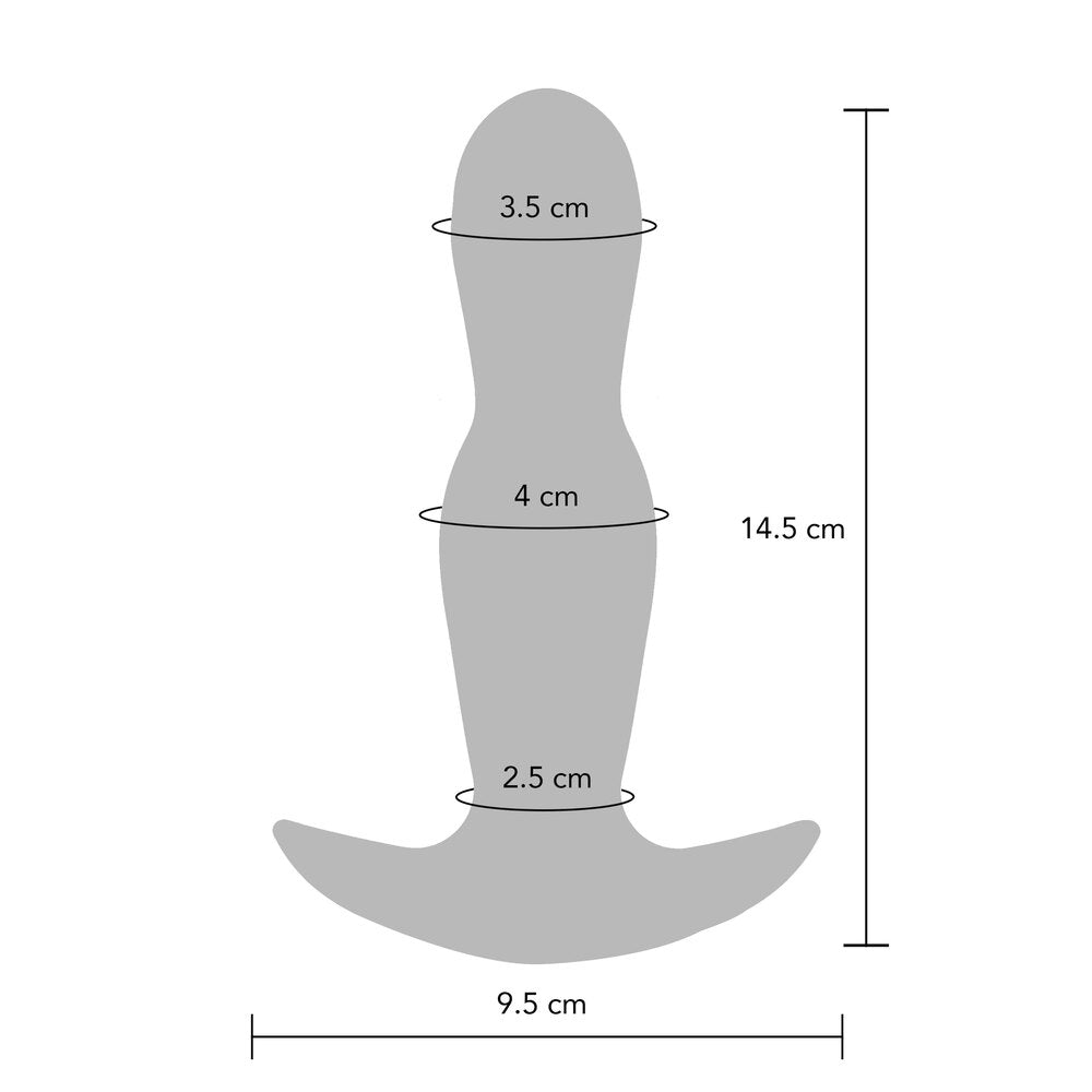 ToyJoy Stout Inflatable Vibrating Butt Plug With Remote
