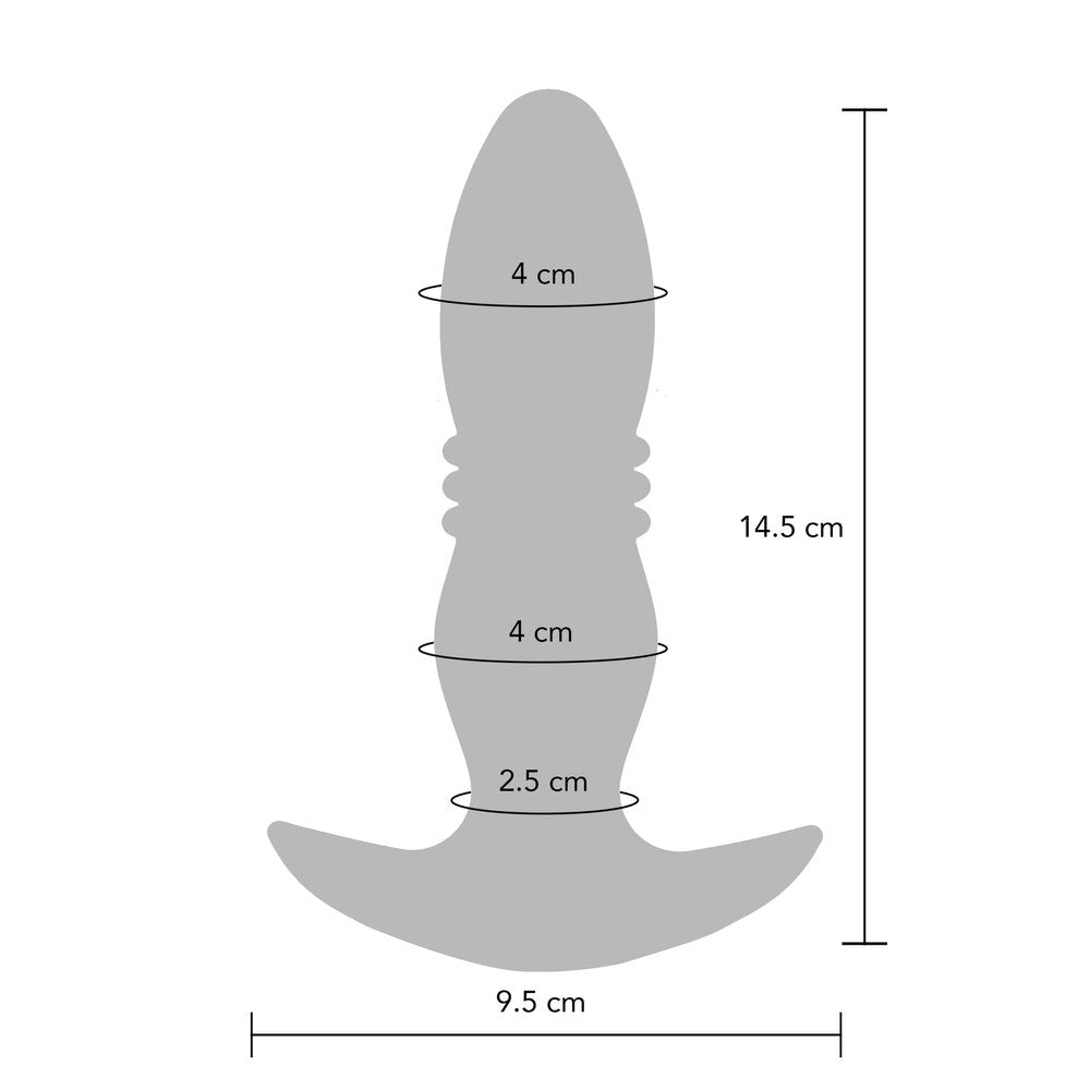 ToyJoy Tough Thrusting (Silicone) – Vibrating Silicone Butt Plug