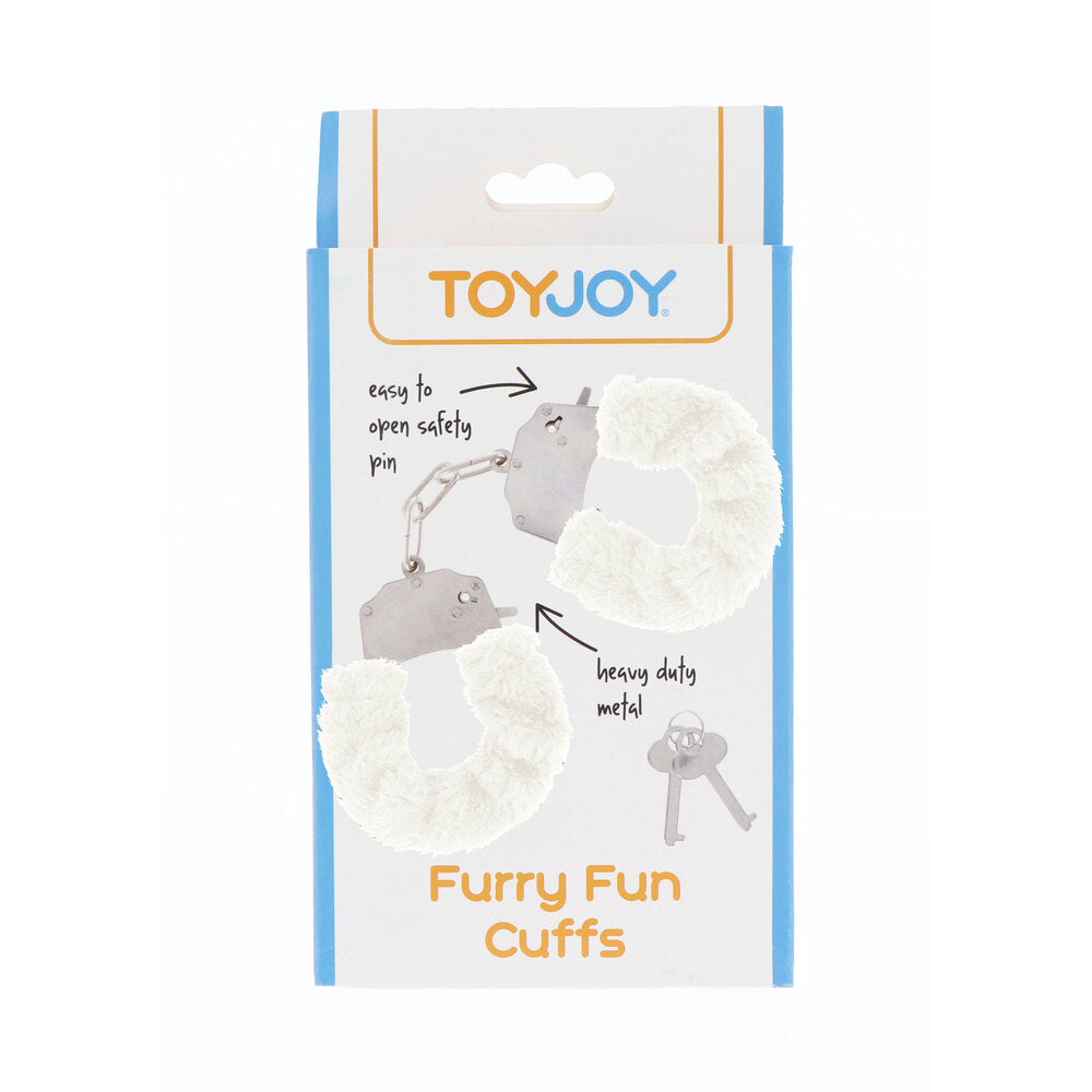ToyJoy Furry Fun Wrist Cuffs – Plush Restraint Restraints