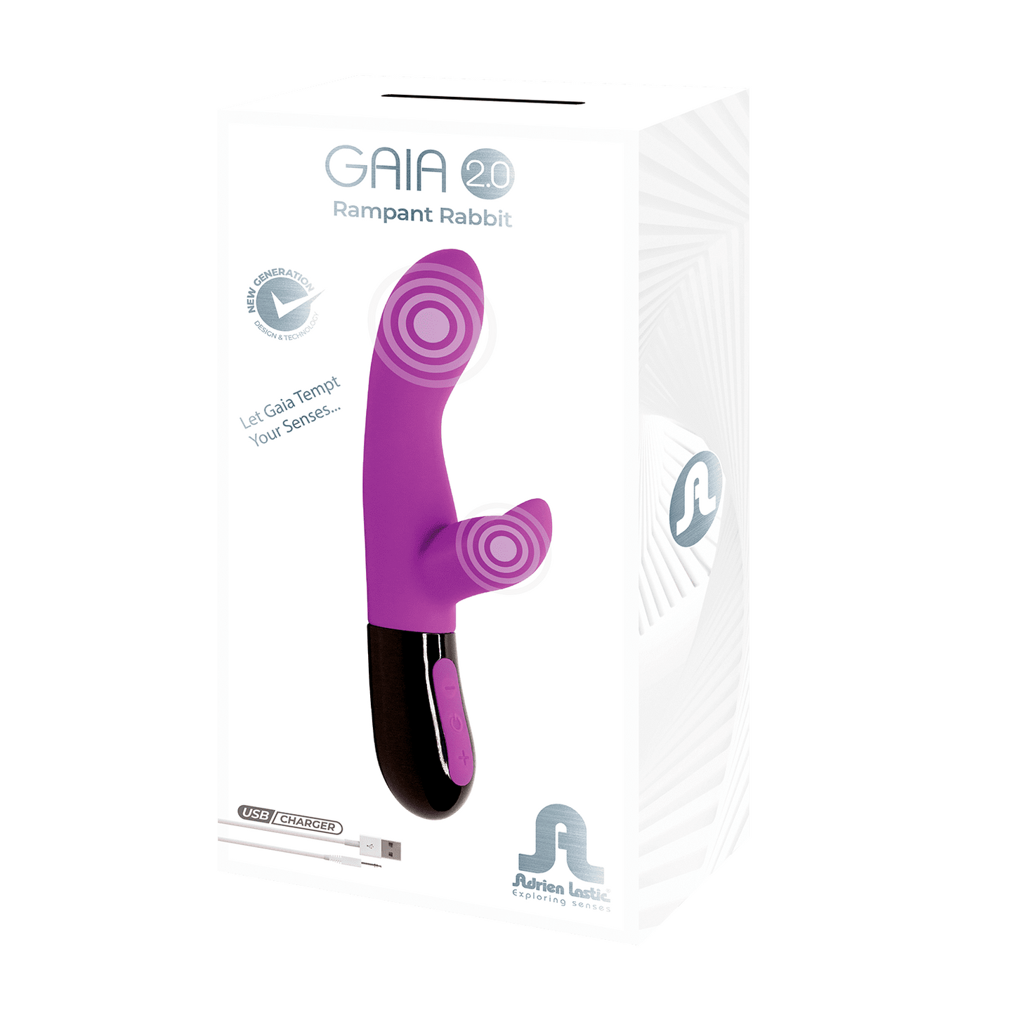 Adrien Lastic Gaia 2.0 Rampant Rabbit Purple Vibrator