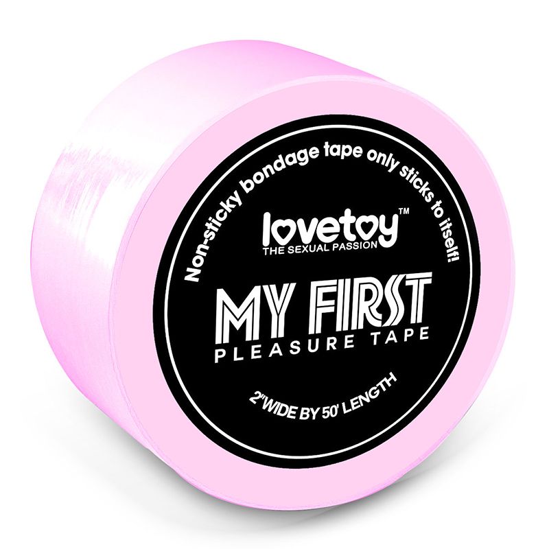 My First Non Sticky Bondage Tape Pink 2 Inches Wide 50 Feet