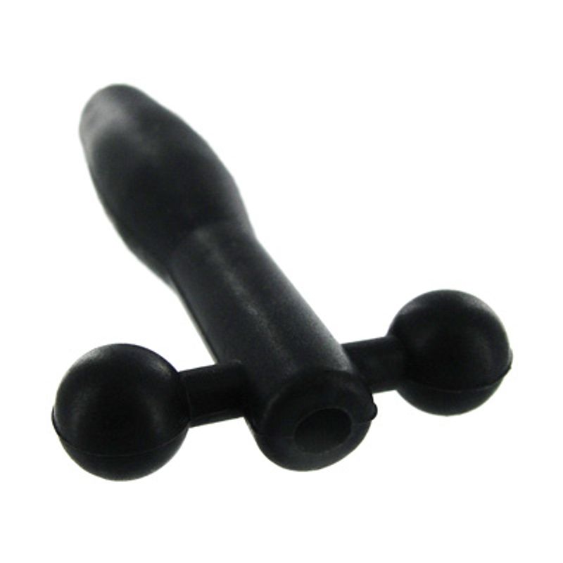 Silicone Cum Thru Barbell Penis Plug for Urethral Play