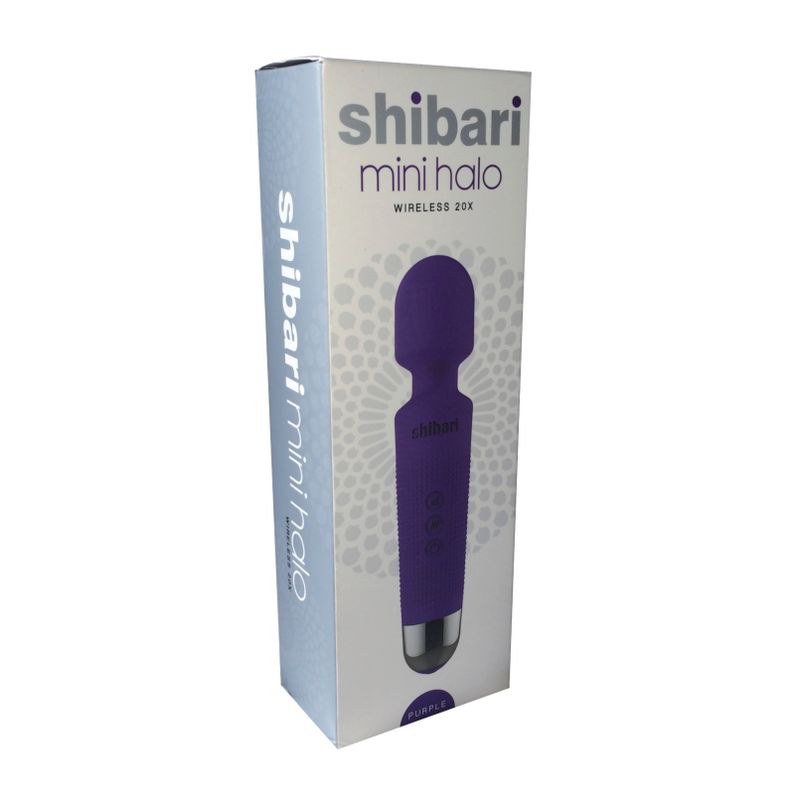 Shibari Mini Wand Halo (Purple) – Powerful 20-Pattern 8-Speed Wand Vibrator