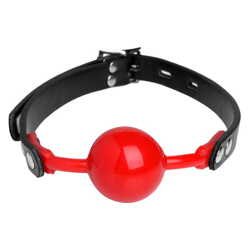 The Hush Gag Silicone Comfort Ball Gag – Adjustable Ball Gag with Locking Buckle