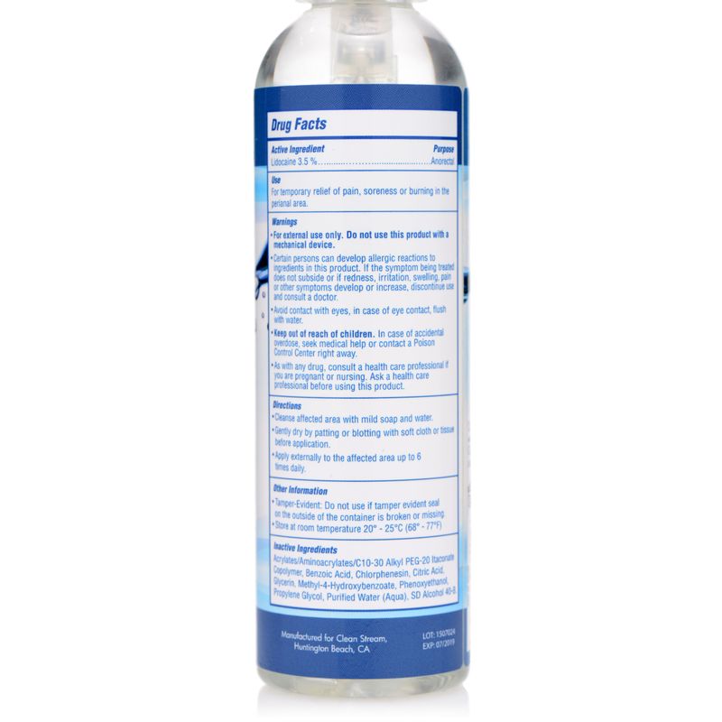 Relax Anal Lube – Desensitizing Spray Gel 4.4oz Anal Lubricant