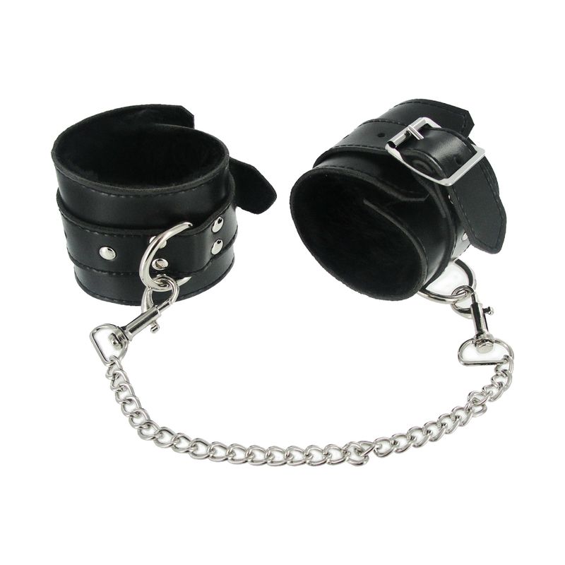 7 Pc Bondage Adventure Set with Adjustable Cuffs and Collar