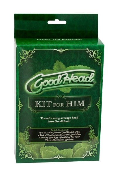 GoodHead Kit For Him Mint Flavored Oral Gel 1 oz