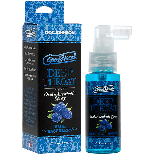 GoodHead Deep Throat Spray Raspberry – Desensitizing Spray