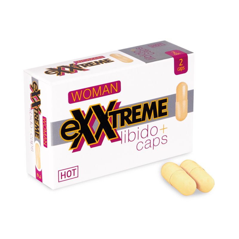 Exxtreme Libido Pills Woman 2 Pc – Dietary Supplement Libido Enhancer with Plant Extracts