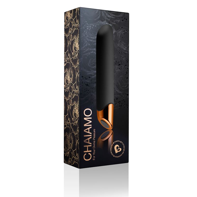Chaiamo Black Sensual Vibrator with 10 Levels