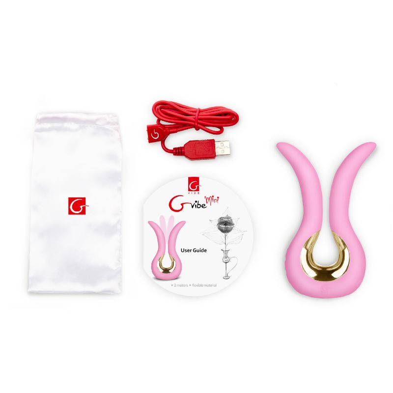 Gvibe MINI Candy Pink - Compact Dual Stimulation Toy