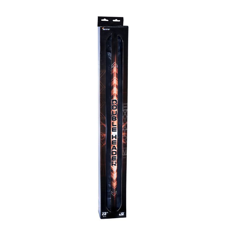 Exxxtreme Double Dong 23in Black Realistic PVC 2.35in