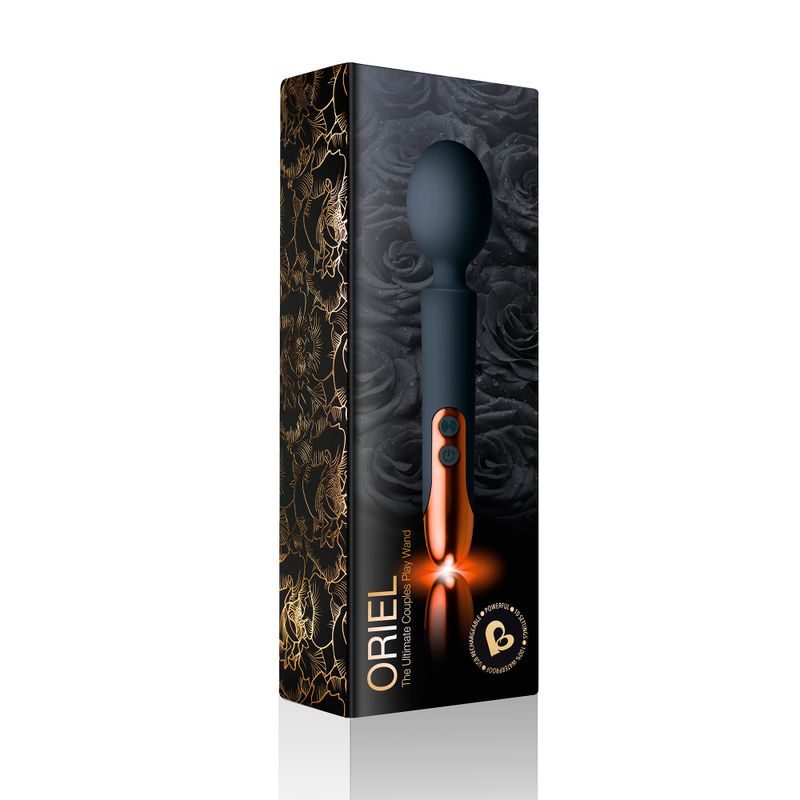 Oriel Rechargeable Wand – Luxury Silicone Rechargeable Wand Vibrator