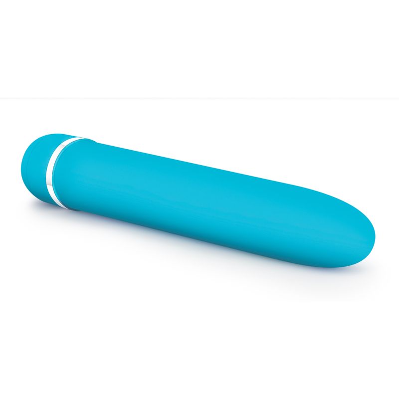 Rose Luxuriate Blue 7 Inch Vibrator with Satin Finish