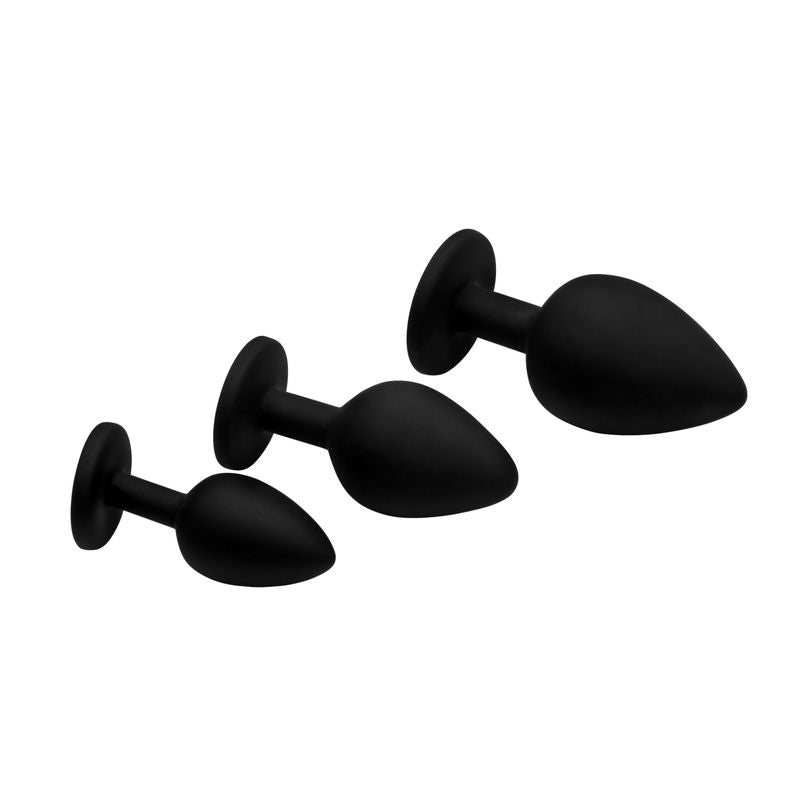 Dirty Words Anal Plug Set – Premium Silicone Training Butt Plug Set