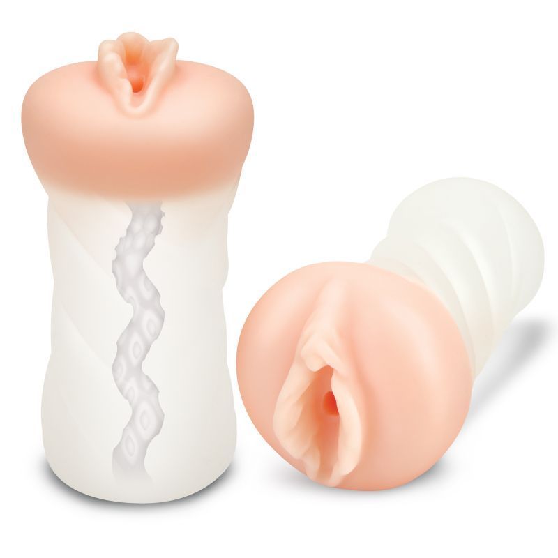 Zolo Clear Girlfriend Masturbator Dual-Density Stroker