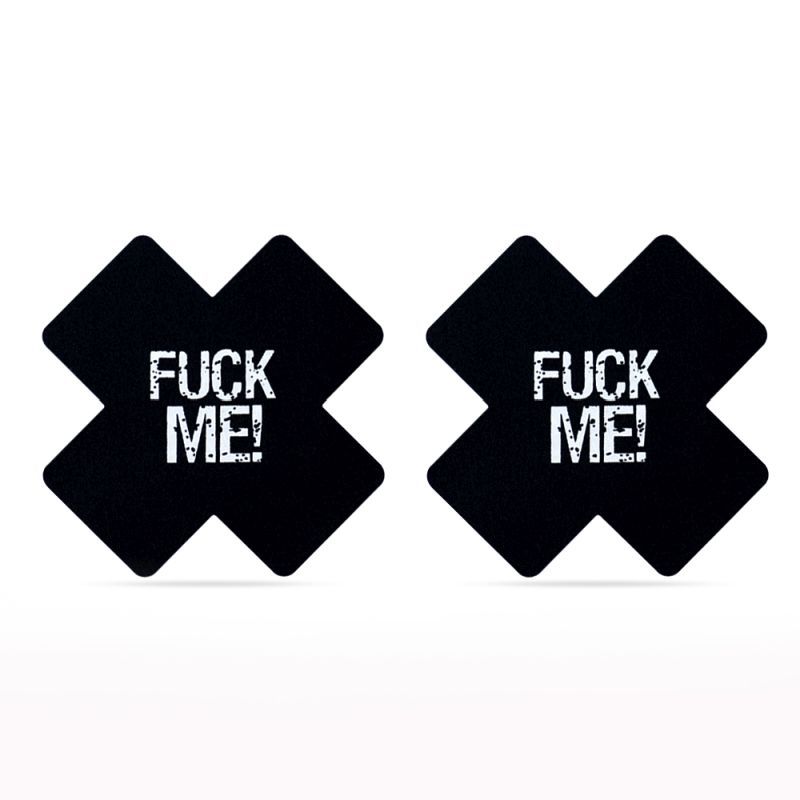 Cross Pattern Nipple Pasties Twin Pack