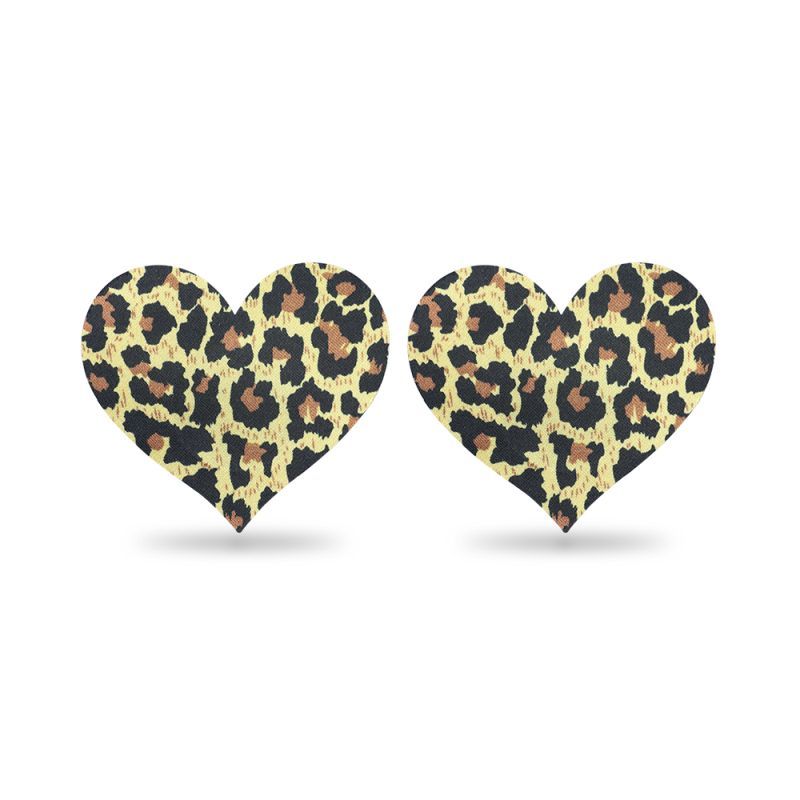 Leopard Sexy Nipple Pasties Twin Pack for Daring Outfit Accessories