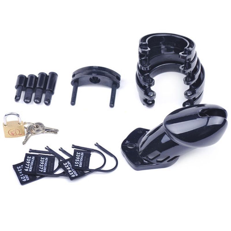 Male Chastity Kit Black CB 3000