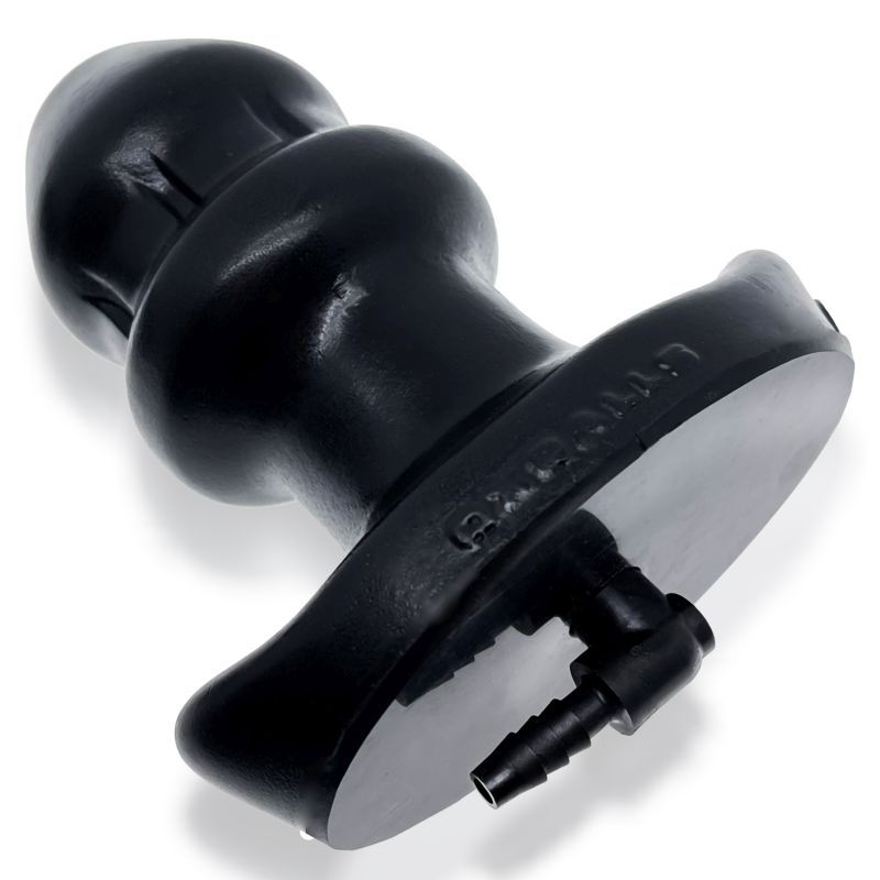 Drain O Flow Thru Buttplug in Black