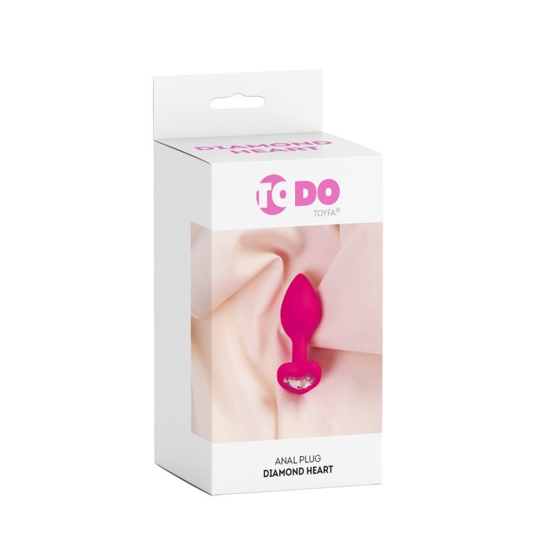 ToDo Diamond Heart (Clear) – Anal Plug