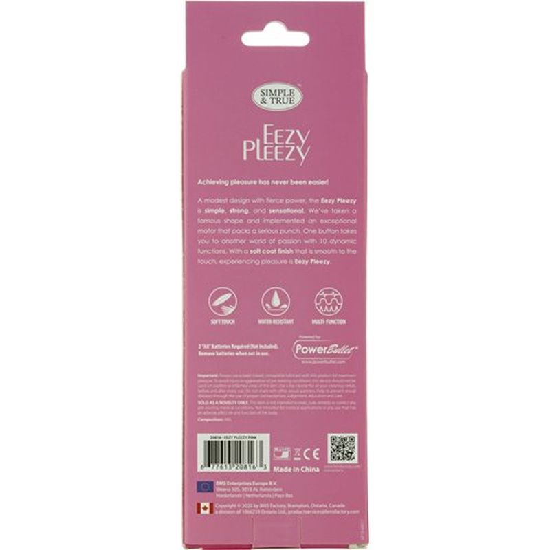 Eezy Pleezy 10 Speed 18cm Bullet Vibrator in Pink