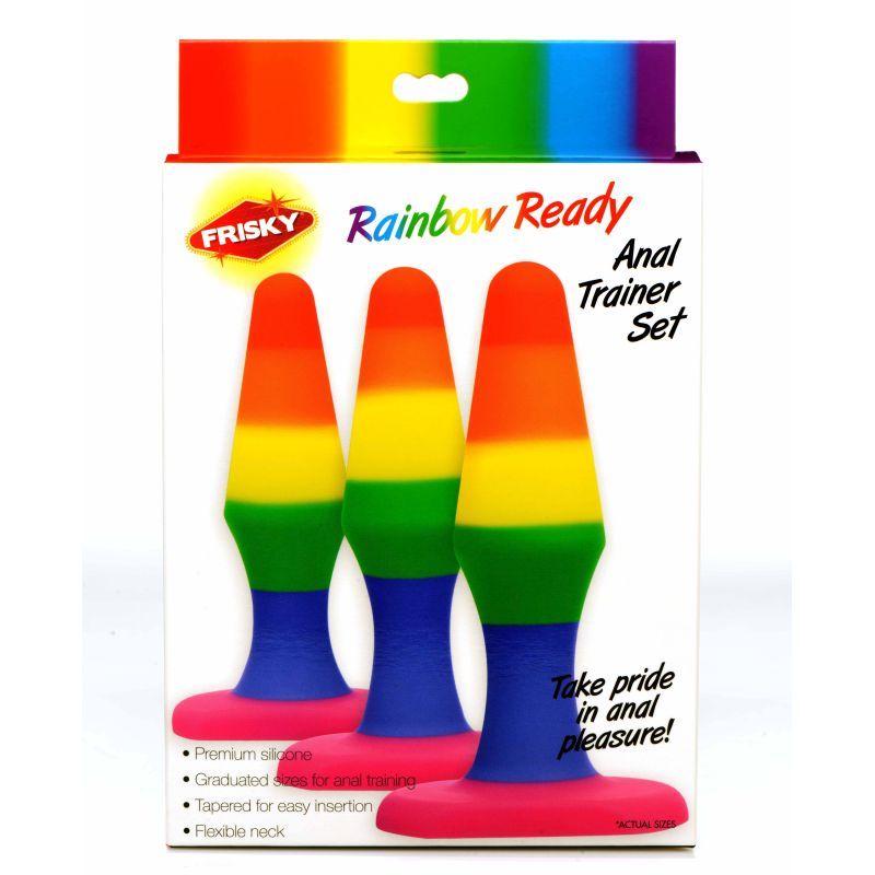 Rainbow Ready Anal Trainer Set for Beginners and Experienced Users