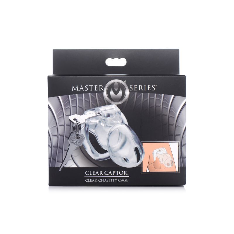 Clear Captor Chastity Cage Medium for Ultimate Control and Comfort