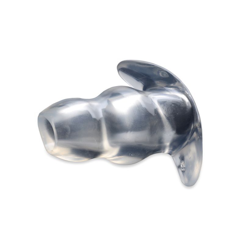 Clear View Hollow Anal Plug Large – Flexible Hollow Tunnel Butt Plug