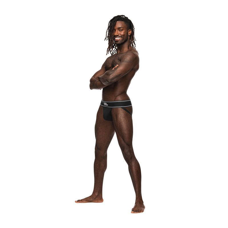 Male Power Modal Rib Jock (Black) – Men’s Supportive Jockstrap