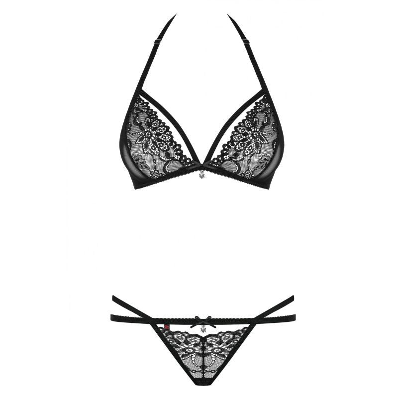 Black 2 Piece Set for Seductive Lingerie Nights