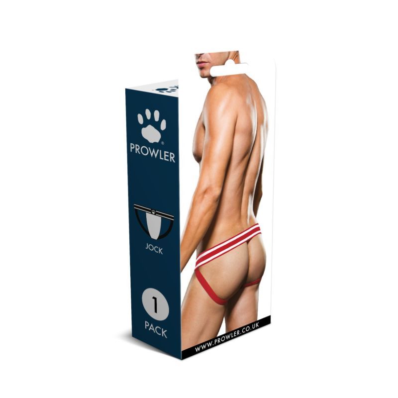 Prowler Jock White/Red Stylish Comfort Jock Strap