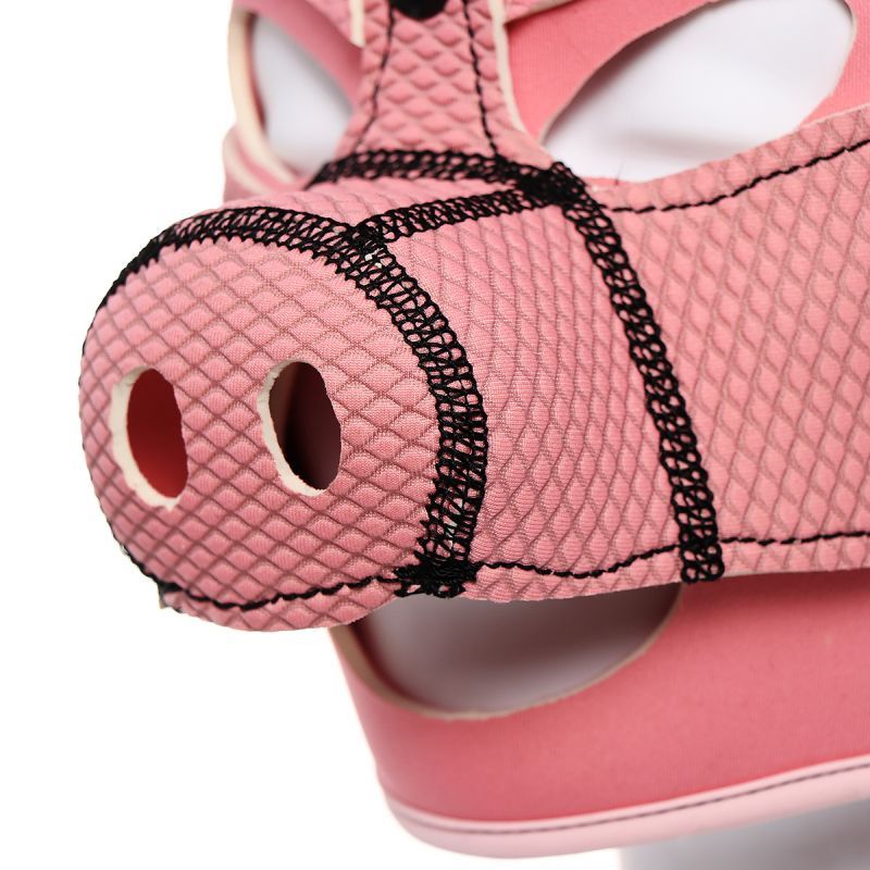Neoprene Pig Mask (Pink) – Comfortable Neoprene Rubber Mask