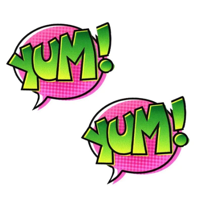 YUM Pasties 2.5x2.5 Inches for Raves and Parties