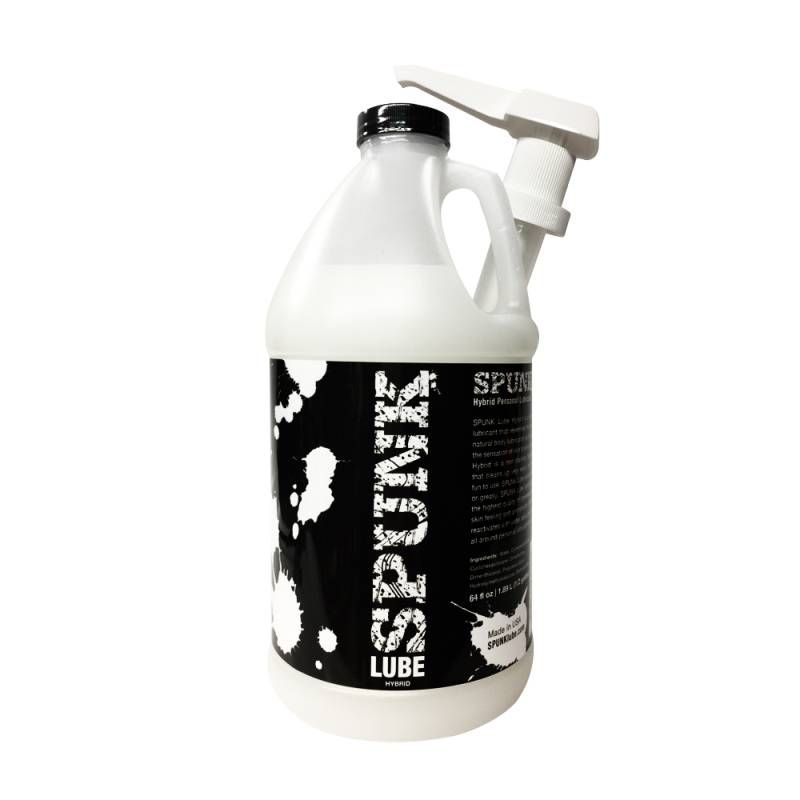 Spunk Hybrid Lube – Glycerin-Free Water-Based Silicone Lubricant 64oz