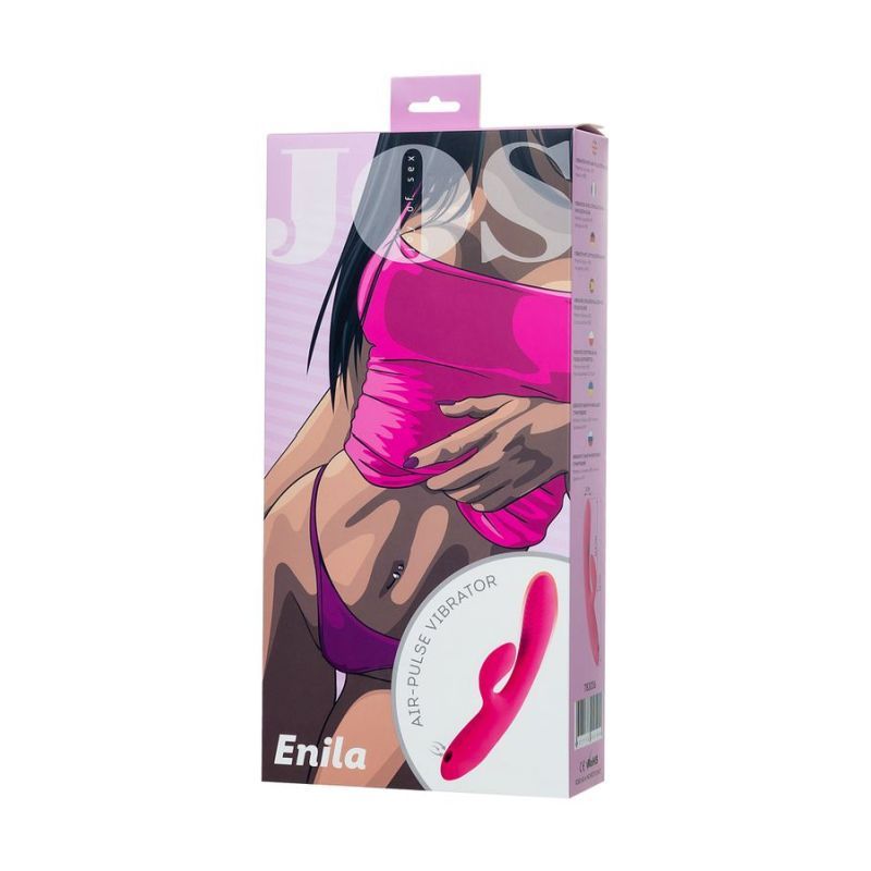 JOS Enila Dual Ended Vibrator with Clitoral and G-Spot Stimulator