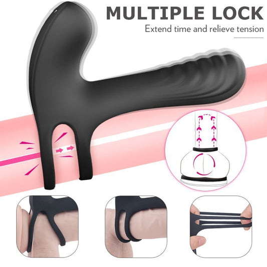 Frank Remote Control Vibrating Penis Shaft and Clit Stimulator – USB Rechargeable Enhancer