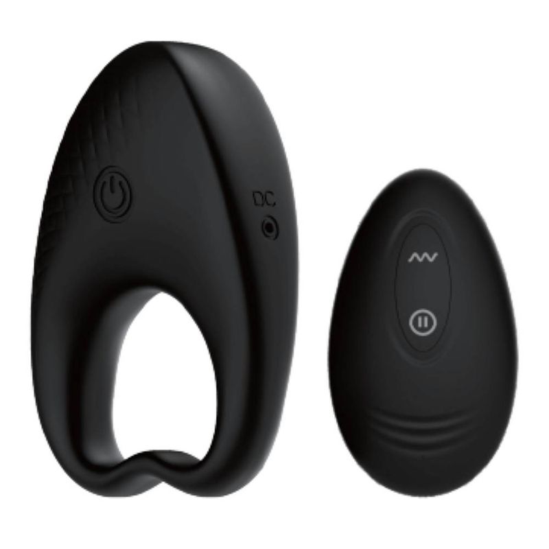 SXE Knight (Black) – Vibrating Cock Ring with Remote Control