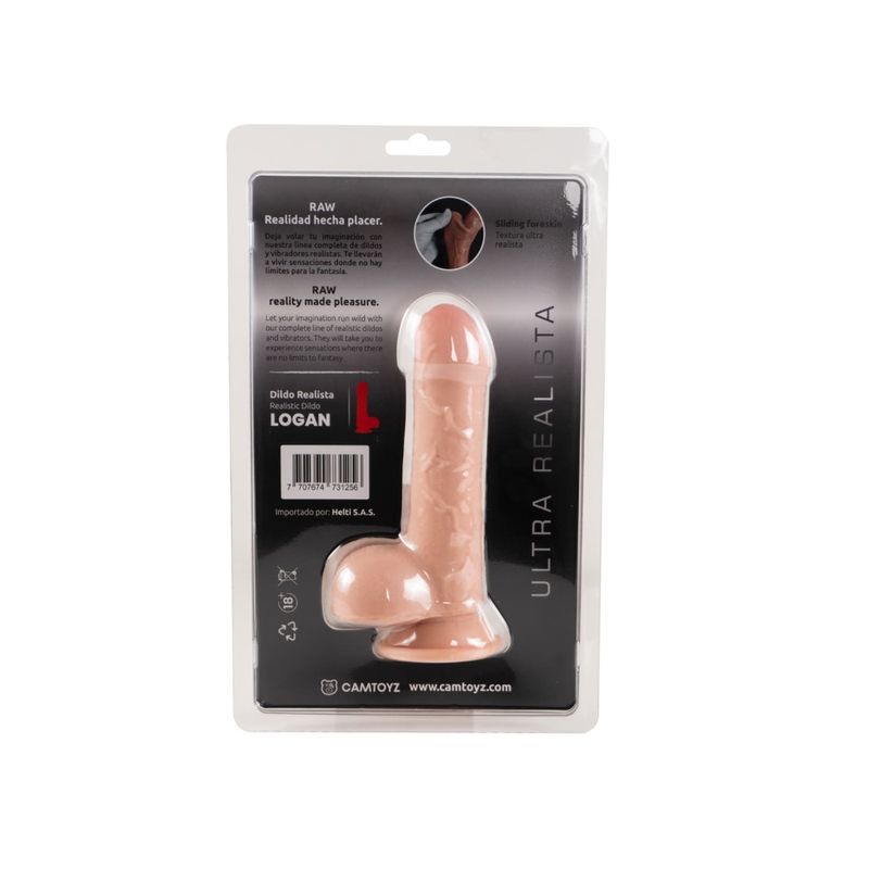 Raw Dildo Ultra Realistic Logan (Light) – 7" Dildo